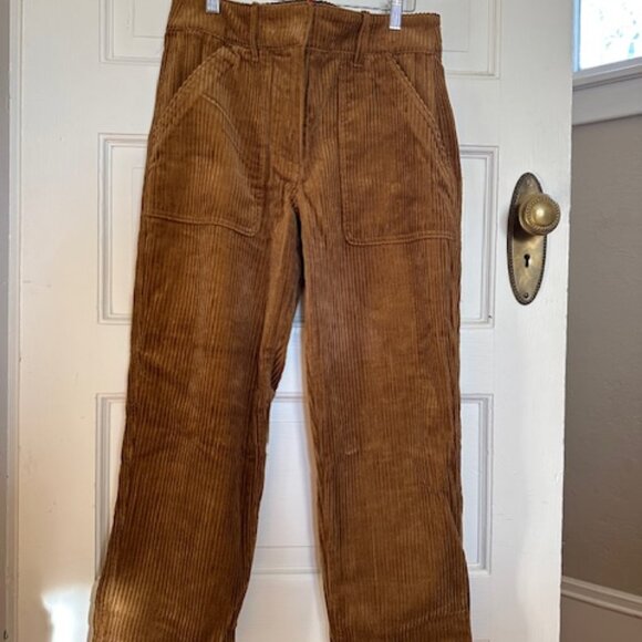Boden Tapered Cord Cargo Pants Tan Never worn NWOT Size 6 - Picture 5 of 6